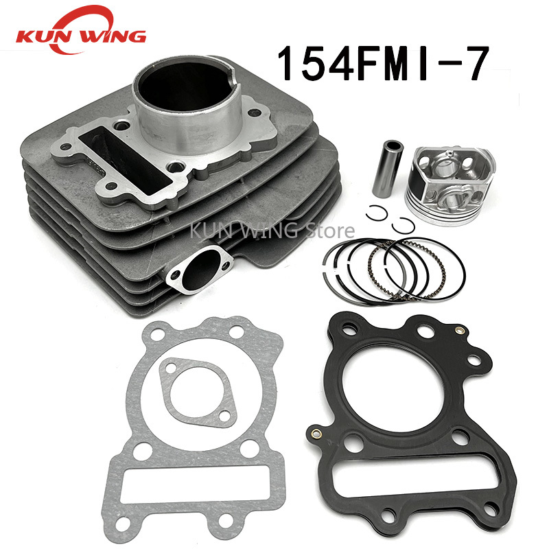 Motorcycle Piston - Cilinderzuigerset 54Mm Boring Voor Benelli BJ125-3