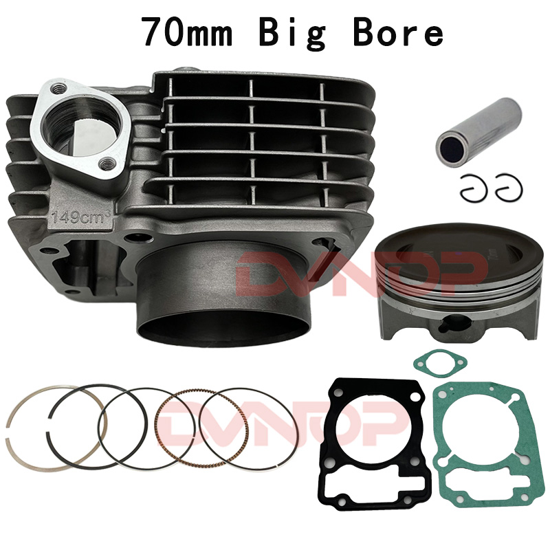 Motorcycle Engine Kit - 70mm grote boring Motorfiets Cilinder Kit