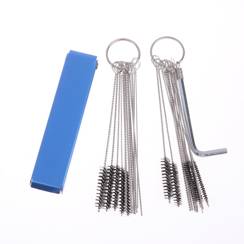 1 set reinigingsnaalden, borst - Motorcycle Carburetor recensie en prijs