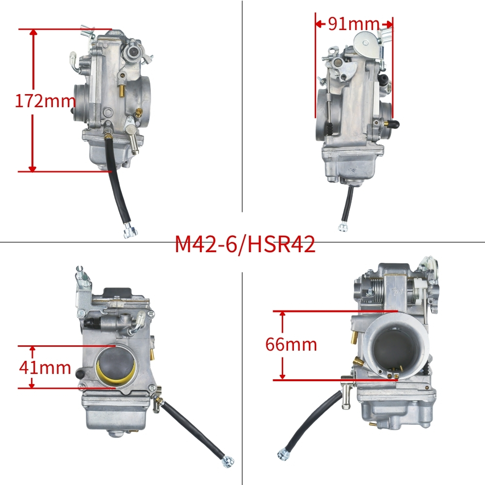 Voor Mikuni HSR42 HSR45 HSR48  - Motorcycle Carburetor recensie en prijs