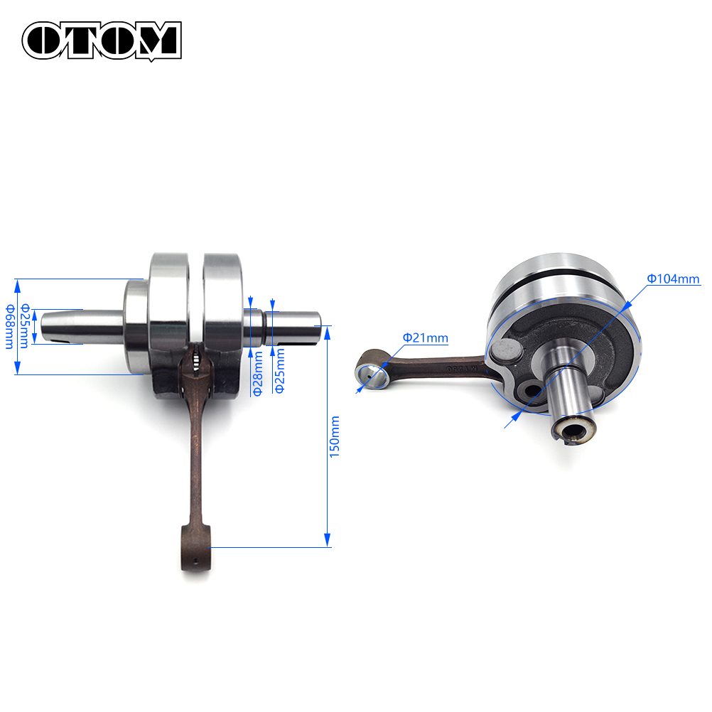 OTOM DT230 MT250 Motorfiets Kr - Motorcycle Crankshaft recensie en prijs