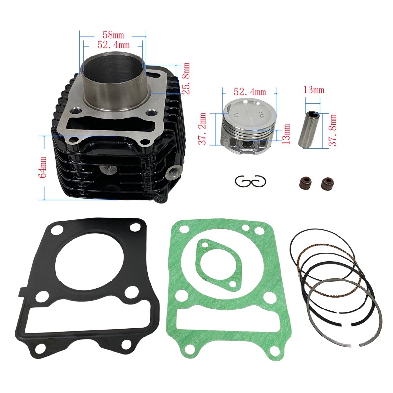 Motorblok zuigerset 52,4 mm vo - Motorcycle Engine Kit recensie en prijs
