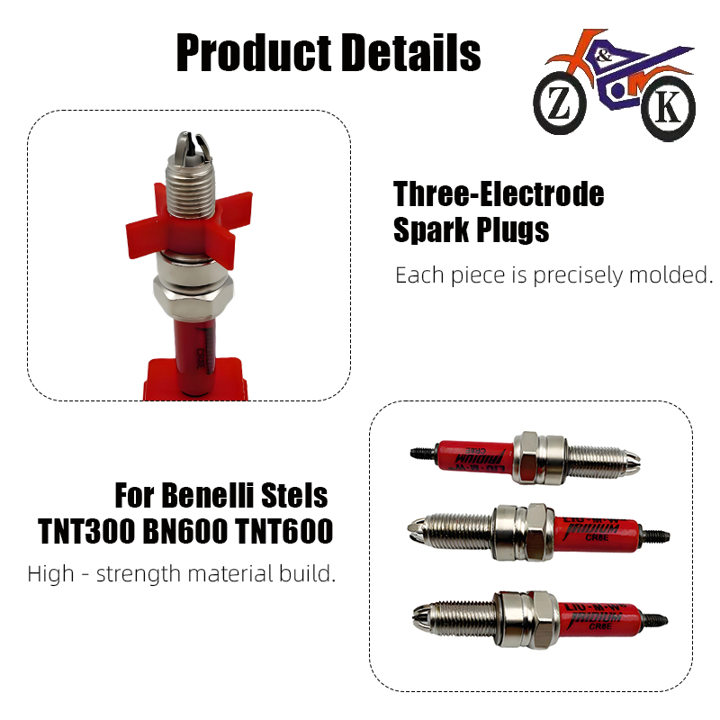 1PCS CR8E 3-Elektrode EFI Moto - Motorcycle Spark Plug recensie en prijs