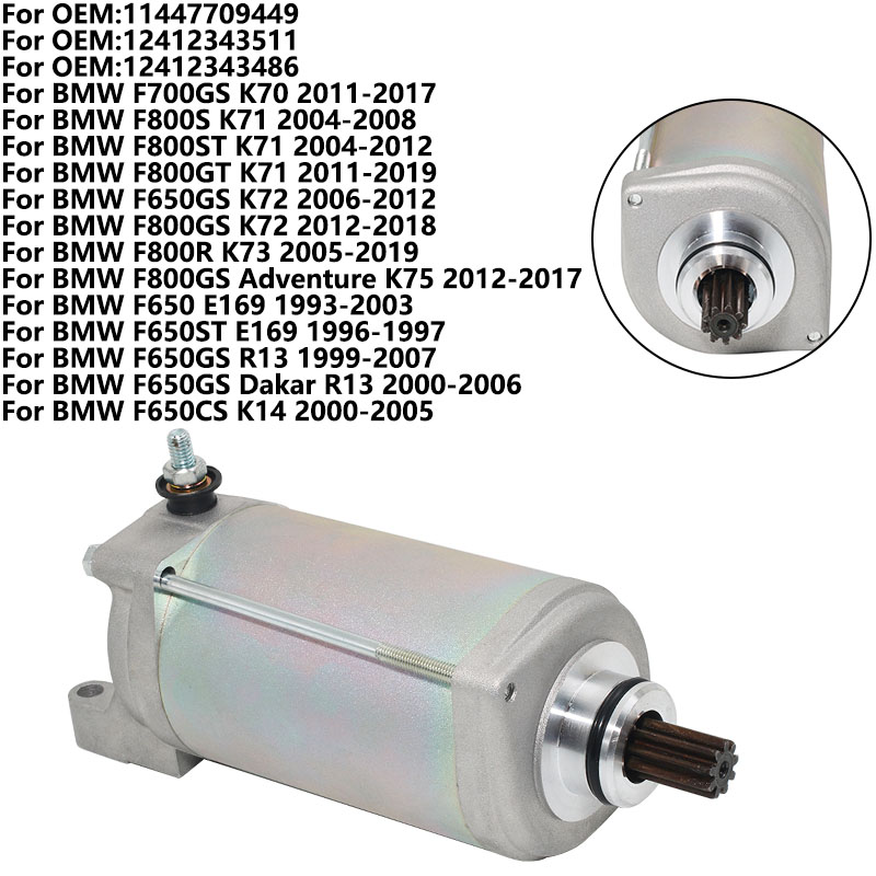 Motorfiets Startmotor Voor BMW - Motorcycle Starter Motor recensie en prijs