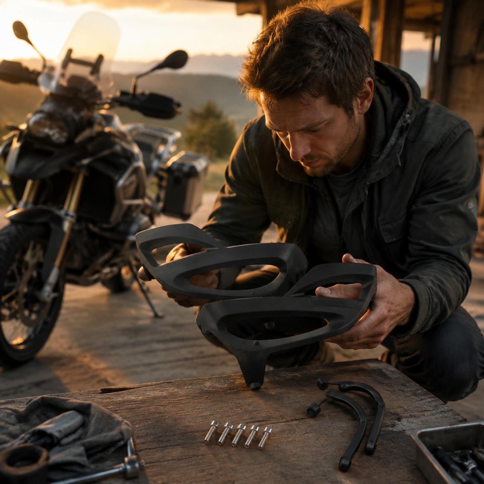 Schokbestendige motorbeschermi - Motorcycle Cylinder recensie en prijs